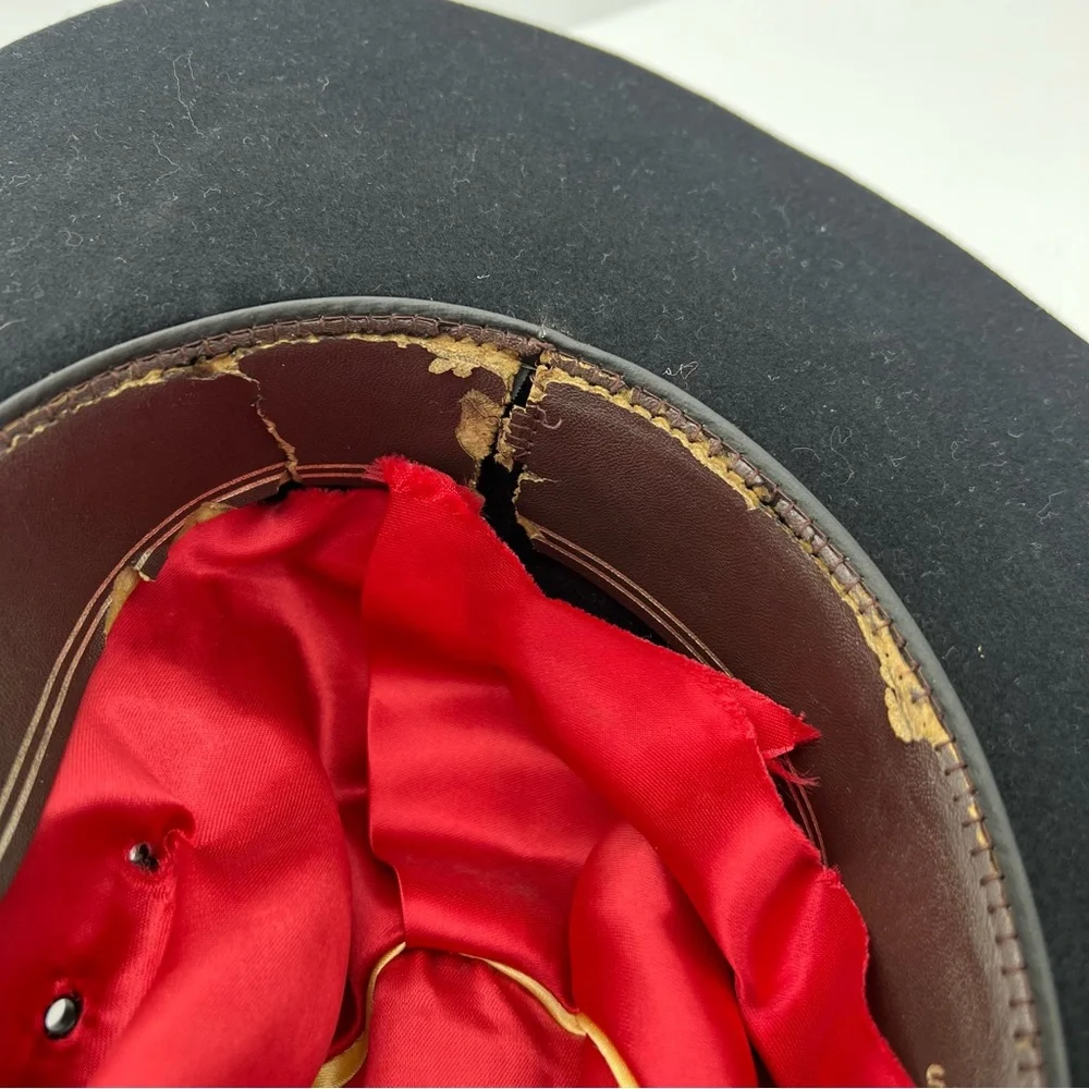 Vintage Wrangler Black Cowboy Hat